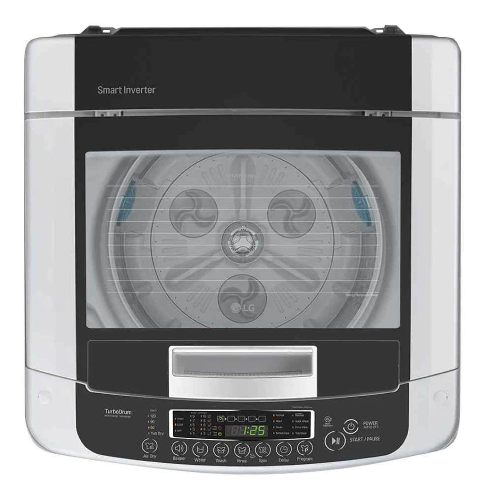 LG Top Load Washing Machine 9kg T1369NEHTF Grey - Image 3