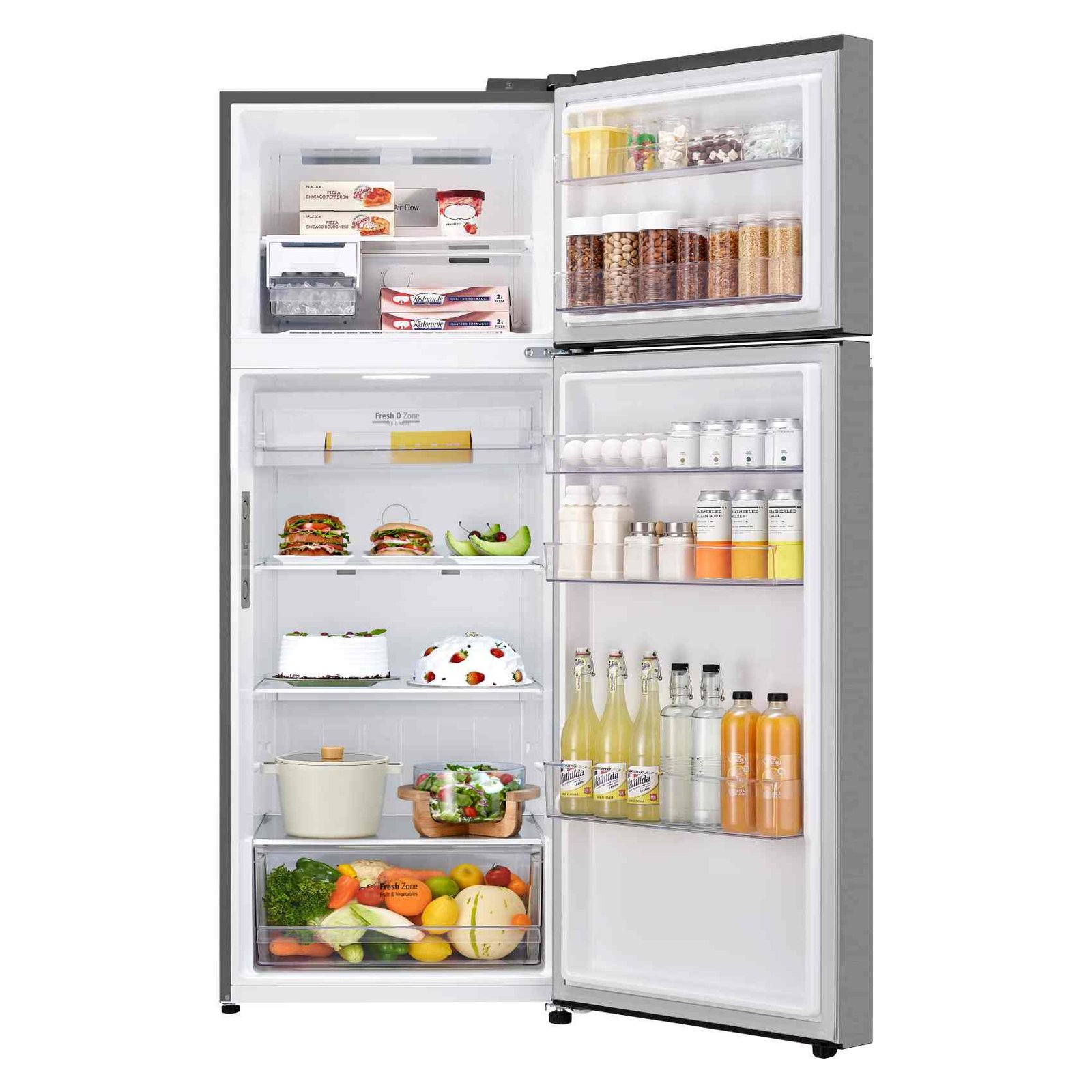 LG Top Freezer Refrigerator GR-B652PFFQ Silver 461L - Image 3