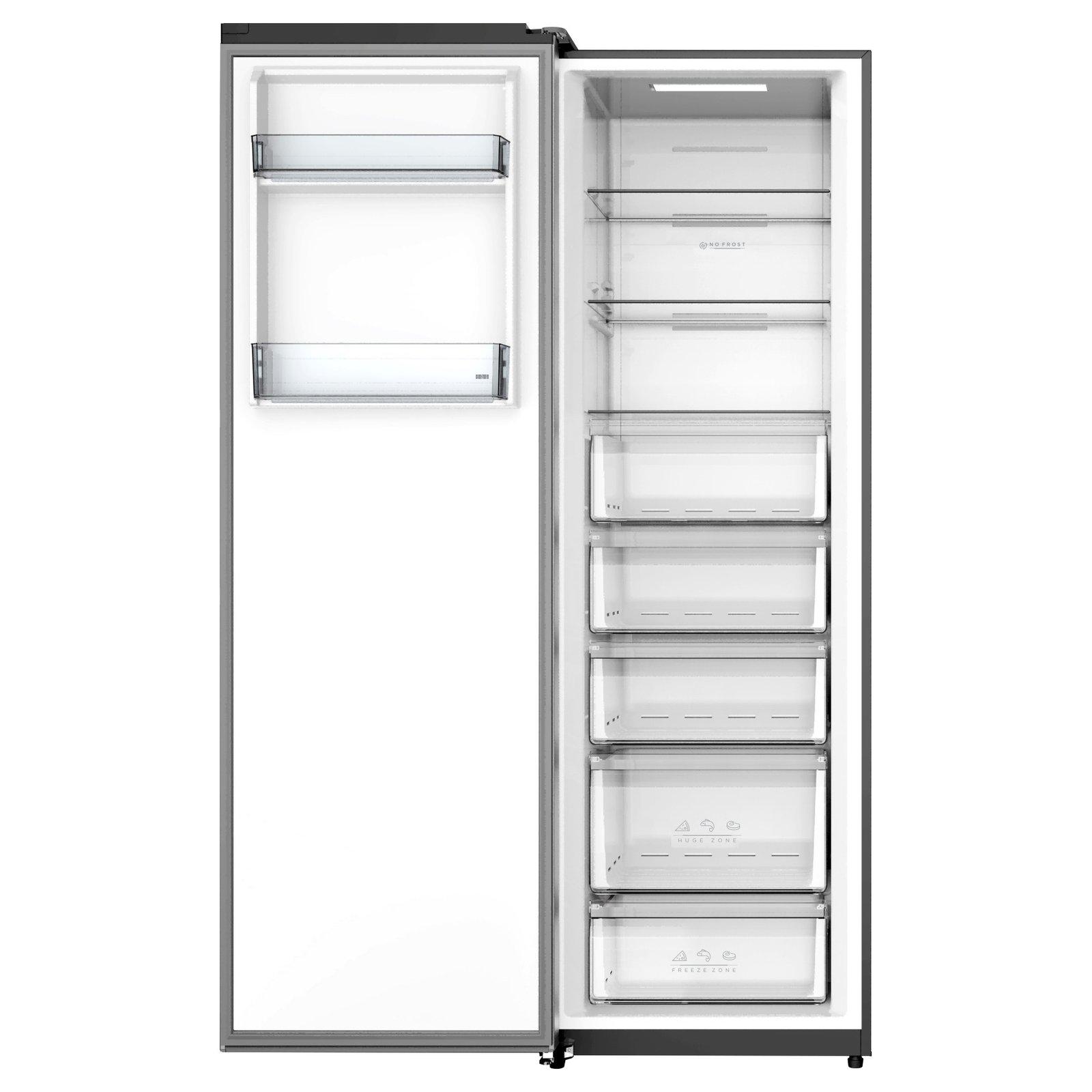 Westpoint Upright Freezer WVM3325EI, 272 L, Silver, LED Display - Image 2