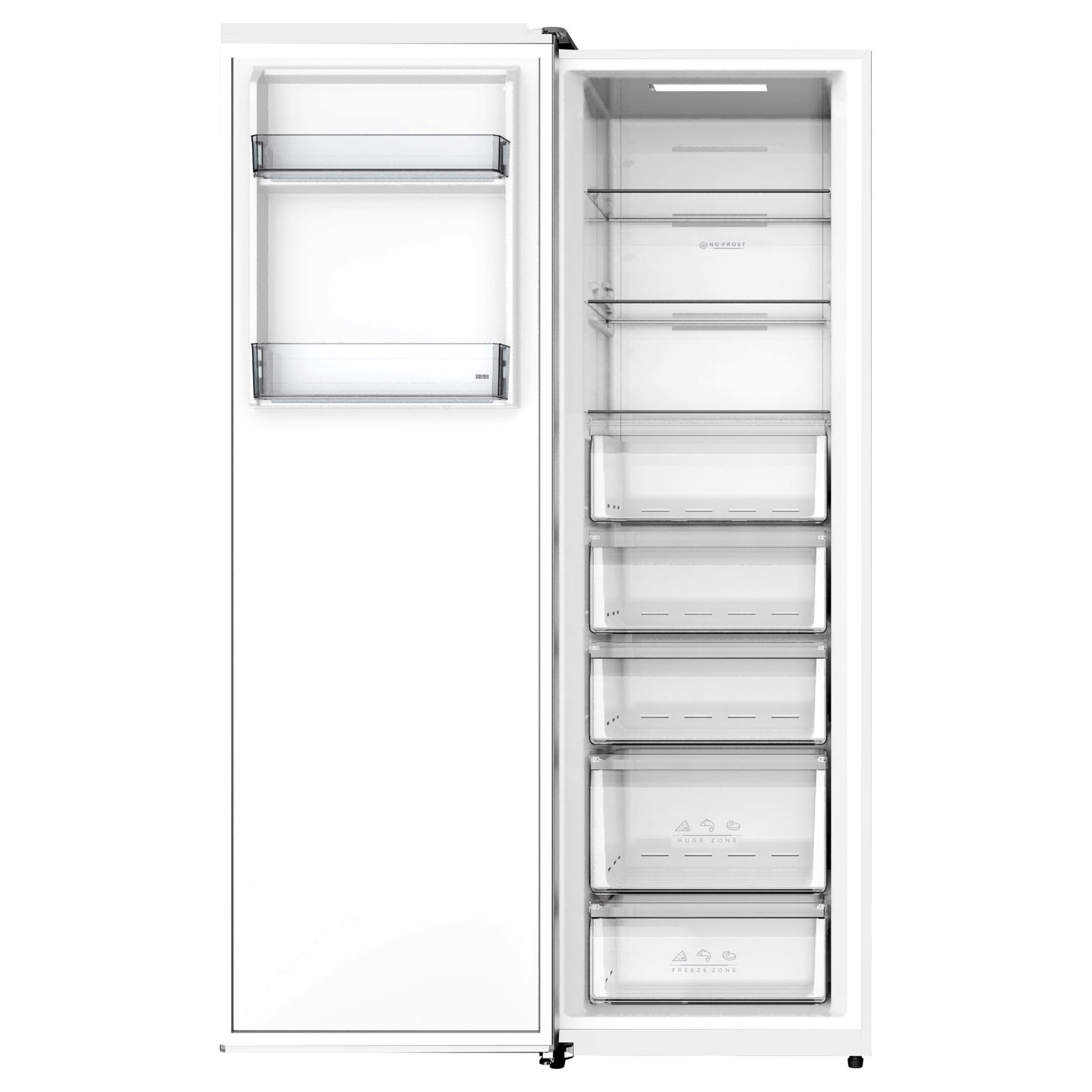 Westpoint Upright Freezer WVM3325E, 272 L, White, LED Display - Image 2