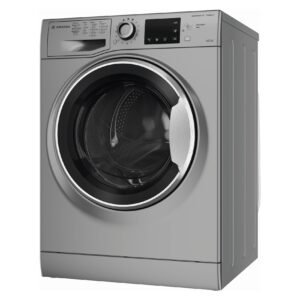 Alternative view of Ariston Front Load Washer and Dryer NDB9648, 9/6 kg, Child Lock, 1400 rpm, Stainless Steel, Silver