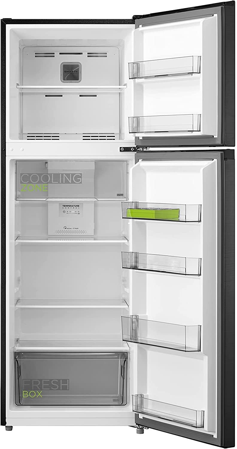Midea 266L Net Capacity Top Mounted Frost Free Refrigerator, Dark Steel, MDRT390MTE28 - Image 4