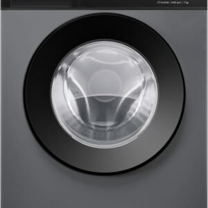 Westpoint 7KG Front Load Washing Machine Fully Automatic with INVERTER MOTOR, 1400 RPM, 16 Easy Washing Programs, Delay Start, Quick Wash in 15 Min, Led Control Panel WMT-714A25S Silver