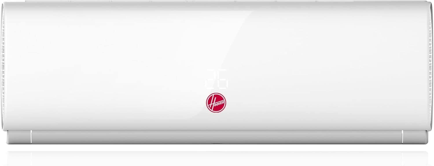Hoover 2.5 Ton Split Air Conditioner, T3 Rotary Compressor, Auto Restart, 4 Way Air Flow,High Performance Silent Compressor, Gold Fins, R410a Refrigerant, White, HAS-SC30K
