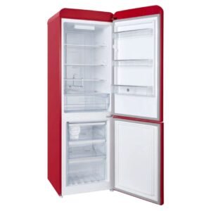 Alternative view of Hoover Bottom Mount Retro Style Refrigerator HBR-M300-RR Red 300L