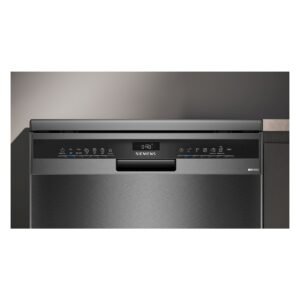 Alternative view of Siemens iQ300 Freestanding Dishwasher, SN23HC25MM, 14 Place Settings, 60 cm, EasyStart Program, Brushed Black