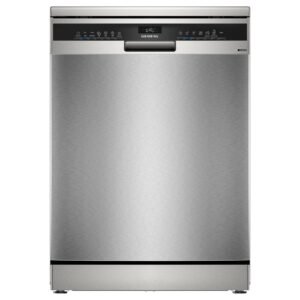 Siemens iQ300 Freestanding Dishwasher, SN23HI25MM, 14 Place Settings, 60 cm, Anti-Fingerprint, Brushed Black