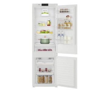 LG Built in Refrigerator, 242 L,Sliding Hinges, Frost-Free Freezer, Fan-assisted Fridge, Reversible Doors, GNM12VWHN