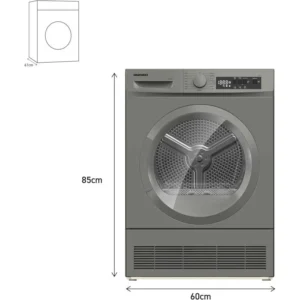Alternative view of Daewoo Front Load Dryer 8 kg DW-DCD-8S15P