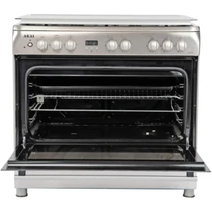 Alternative view of Akai 90x60 Cm 5 Gas Burner Full Safety Cooking Range, Stainless Steel - Crma-960sc